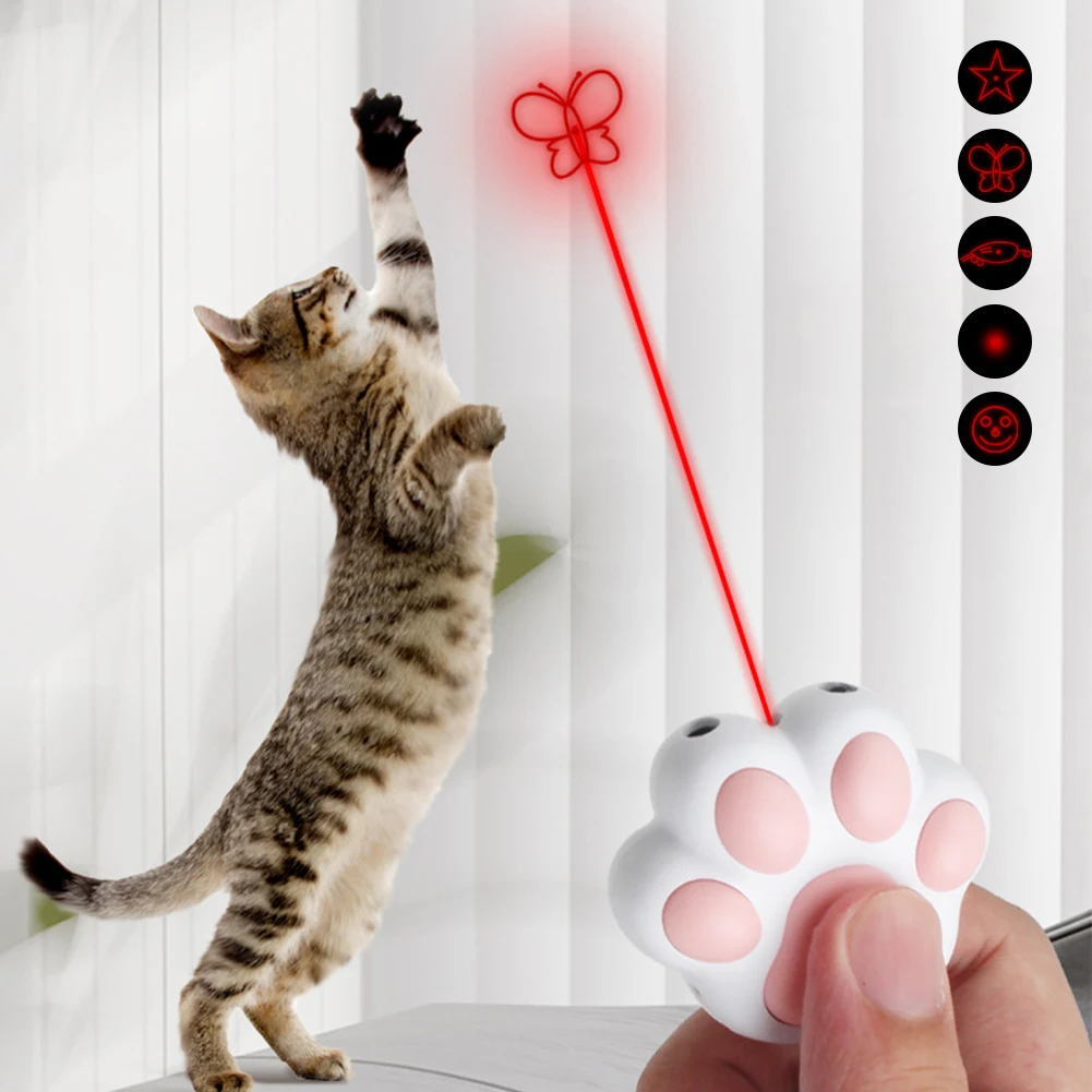 Interactive Squeaky Plush Dog Toy - Fun laser PET Toy rechargeable 5