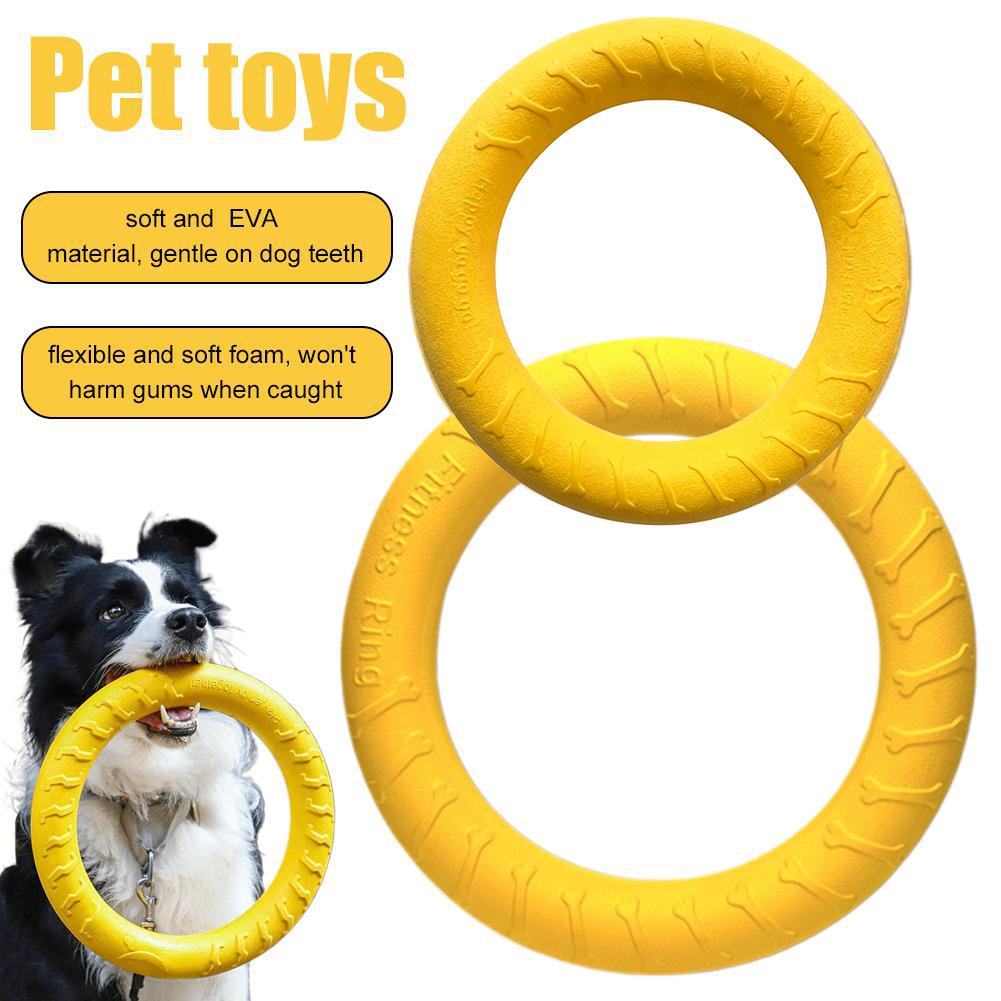 Jouets pour chiens : Anneaux d - Interactive Squeaky Plush Dog Toy avis et prix