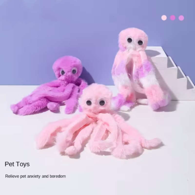 Jouet en peluche pour chat, fo - Interactive Squeaky Plush Dog Toy avis et prix